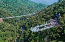 Gulong Gorge Skywalk Glass Bridge and Amusement Park Private Tour