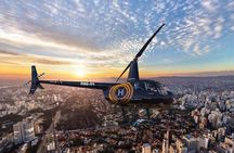Helicopter Flight over Sao Paulo City 