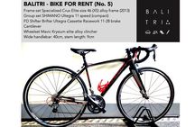 Bali road bike hire / rent