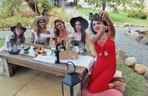 Tasting in the gardens