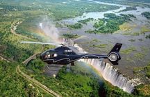 Helicopter tour over the Victoria falls