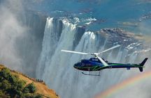 Helicopter tour over the Victoria falls