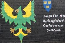 2 hrs Belfast unique history terror & mural private Taxi tour