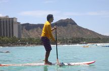 Private Group SUP Lessons for 4 by Waikiki Beachboys at the Royal