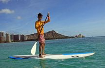 Private Group SUP Lessons for 4 by Waikiki Beachboys at the Royal