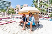 Beach Umbrella and Chair Set Rental