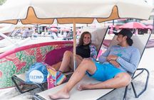 Beach Umbrella and Chair Set Rental