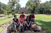 Sun Set in Angkor Wat, explore Bayon, Ta Prohm & Street Food