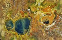 Helicopter Flight Over Geothermal Landscapes from Reykjavik 