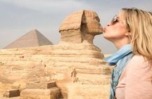 Private Day from Sharm to Cairo by plane, all entrance fees, Camel, Lunch, Guide