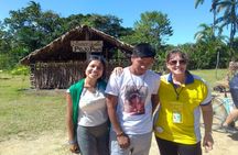 Itaguare Beach Private Tour with Indigenous Village from Santos