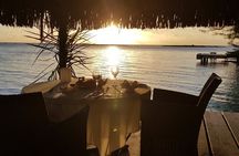 Romantic Private Sunset and Motu Dinner for Two 