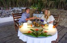 Romantic Private Sunset and Motu Dinner for Two 