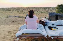 Half Day Overnight Desert Tour sleeping under the star in open sky