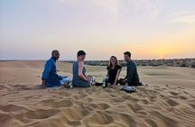 Half Day Overnight Desert Tour sleeping under the star in open sky
