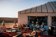 Lunch in The Luxury Camp in the Great Agafay Desert