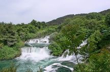 Private day tour to Krka Waterfalls, Primosten & Trogir