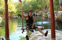 Full-Day Swimming and Snorkeling at Cenote Caves in Yucatan