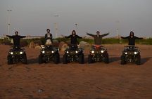 Dubai Desert Safari with ATV(optional)& Sandboarding Experience with BBQ Dinner