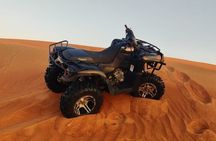 Dubai Desert Safari with ATV(optional)& Sandboarding Experience with BBQ Dinner