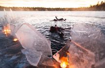 Daytime Arctic Ice-Floating in Rovaniemi, Small-Group