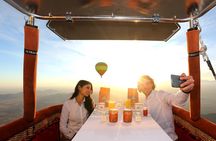 Exceptional Private ROYAL Hot Air Balloon Flight with Seated Air Breakfast 
