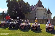 Quad hike 3h30 Vineyards of Dordogne