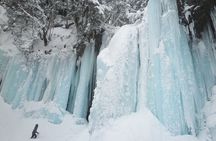 Frozen fall trekking