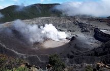 Poas Volcano and La Paz Waterfall Gardens Private Tour
