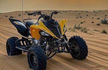 1-Hour Quad Bike Adventure: BBQ Dinner, Sandboarding & Shows!
