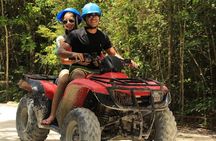 Extreme Experience From Cancun (Atv Shared, Zipline and Cenote) 