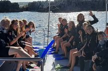 Baptism in the Northern Marine Reserve of Menorca