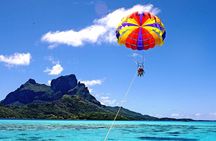 Parasailing off the coast of Sharm el Sheikh