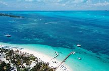 Luxury Sailing Experience to Isla Mujeres with Lunch & Open Bar