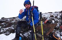 Hiking Snowshoeing in the Sierra Nevada Park, Granada