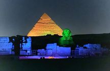 Giza Pyramids Evening Sound and Light Show from Cairo