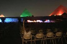 Giza Pyramids Evening Sound and Light Show from Cairo