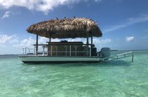 Key West Tiki Bar Boat to Popular Sand Bar with Turquoise Waters