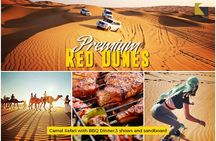 Premium Desert Safari Dubai: Desert Camping & Dune Bashing