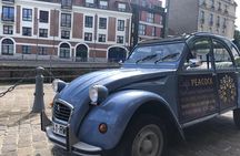 Private Lille Tour by Classic Convertible 2CV with Champagne
