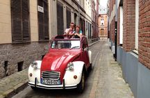 Private Lille Tour by Classic Convertible 2CV with Champagne
