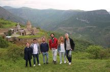 Private tour to Hin Areni winery, Shaki waterfall, Tatev monastery, Karahunj