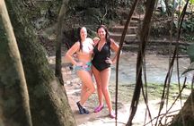 Explore Montego Bay Jamaica to Blue Hole/Secret Falls River Tour 
