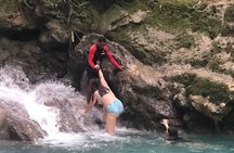 Explore Montego Bay Jamaica to Blue Hole/Secret Falls River Tour 