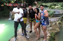 Explore Montego Bay Jamaica to Blue Hole/Secret Falls River Tour 