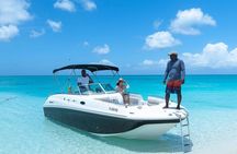 Private Grace Bay Boat Sunset Tour with Pickup