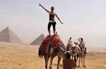 Private Full-Day Tour of Giza Pyramids Saqqara, Memphis & ATV with sunset