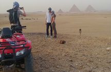  Giza Pyramids Saqqara Tombs, Memphis& ATV Quad Bike with Sunset 