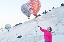 Pamukkale Hot Air Balloon Hierpolis View