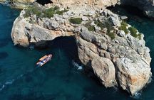 Boat Trip from Cala Figuera to Calo de Moro, S'almonia, Cala Màrmols. Mallorca.